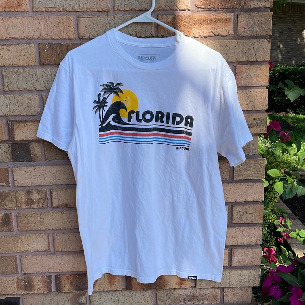 RipCurl White T-shirt Large